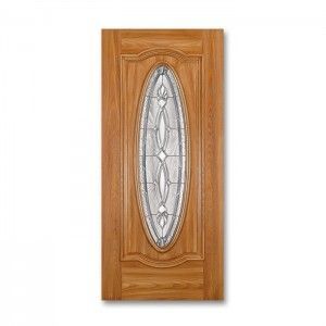 1 Panel with Full Oval Glass