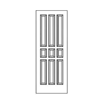 Craftwood Products - Interior Doors - MDF Premium Router Carved Doors 5019 MDF Door
