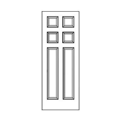 Craftwood Products - Interior Doors - MDF Premium Router Carved Doors - 5146 MDF Doors