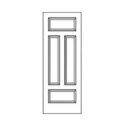 Craftwood Products - Interior Doors - MDF Premium Router Carved Doors - 5162 MDF Doors