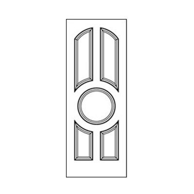 Craftwood Products - Interior Doors - MDF Premium Router Carved Doors - 5553 MDF Doors