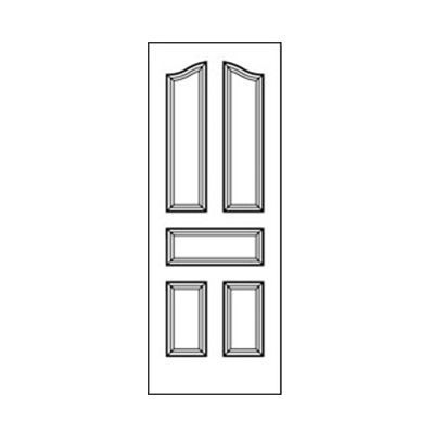 Craftwood Products - Interior Doors - MDF Premium Router Carved Doors - 5733 MDF Doors