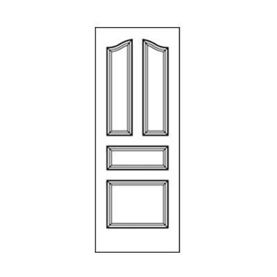 Craftwood Products - Interior Doors - MDF Premium Router Carved Doors - 5738 MDF Doors