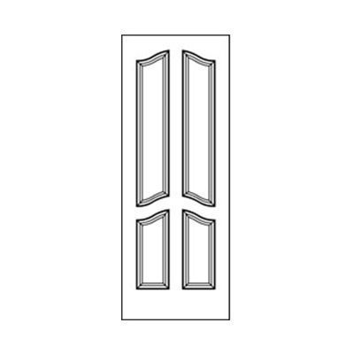 Craftwood Products - Interior Doors - MDF Premium Router Carved Doors - 5755 MDF Doors