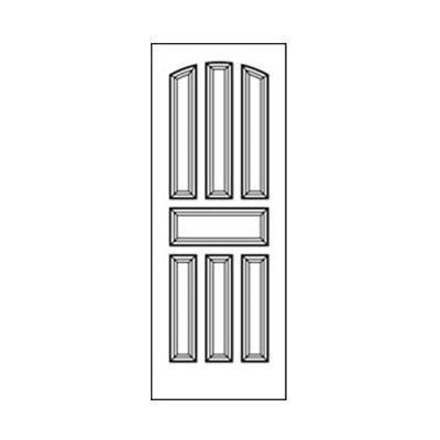 Craftwood Products - Interior Doors - MDF Premium Router Carved Doors - 5822 MDF Doors