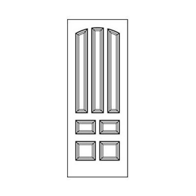 Craftwood Products - Interior Doors - MDF Premium Router Carved Doors - 5823 MDF Doors