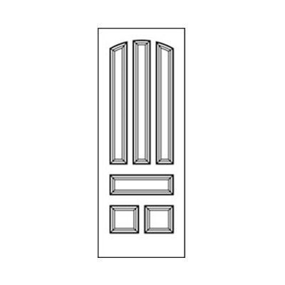 Craftwood Products - Interior Doors - MDF Premium Router Carved Doors - 5825 MDF Doors