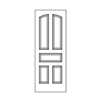 Craftwood Products - Interior Doors - MDF Premium Router Carved Doors - 5833 MDF Doors