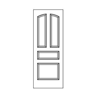 Craftwood Products - Interior Doors - MDF Premium Router Carved Doors - 5838 MDF Doors