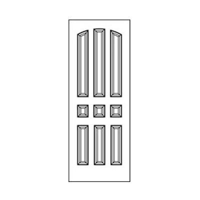 Craftwood Products - Interior Doors - MDF Premium Router Carved Doors - 5840 MDF Doors