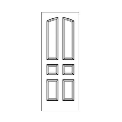 Craftwood Products - Interior Doors - MDF Premium Router Carved Doors - 5843 MDF Doors