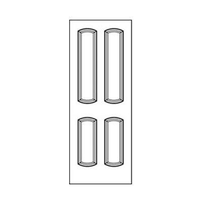 Craftwood Products - Interior Doors - MDF Premium Router Carved Doors - 5847 MDF Doors