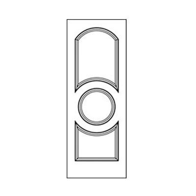 Craftwood Products - Interior Doors - MDF Premium Router Carved Doors - 5852 MDF Doors