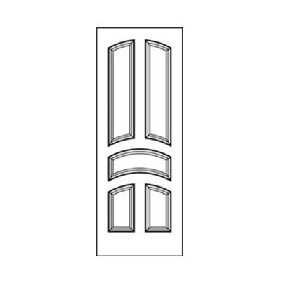 Craftwood Products - Interior Doors - MDF Premium Router Carved Doors - 5875 MDF Doors