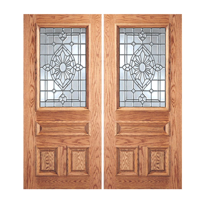 Craftwood Products Exterior Doors Wood Doors Signature Doors Beveled Glass FCambridge