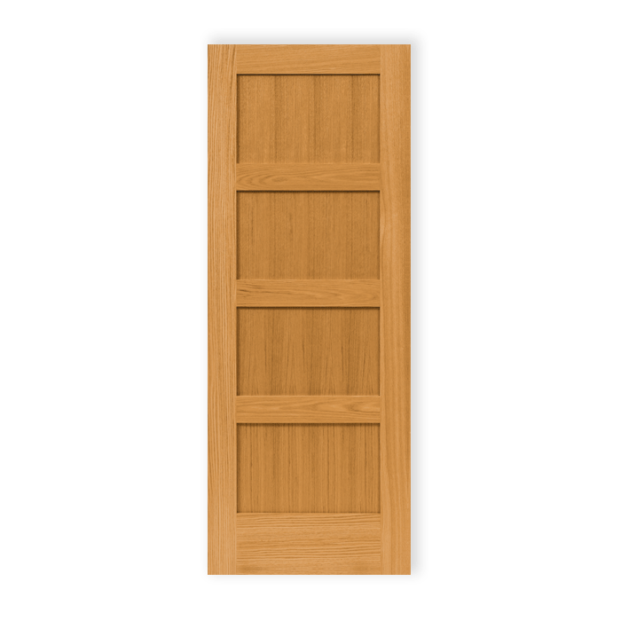 4 Panel Shaker Red Oak 44s Craftwood Products For