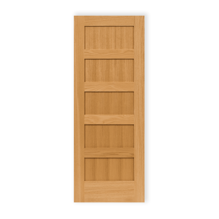 5 Panel Shaker Red Oak 55s Craftwood Products For